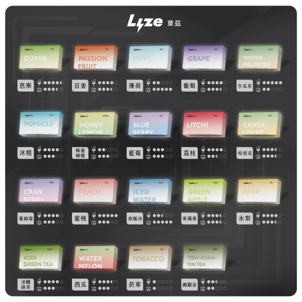 Lyze萊茲10000口煙彈 【適用東京魔盒主機】買5送主機活動 新日期 09/17