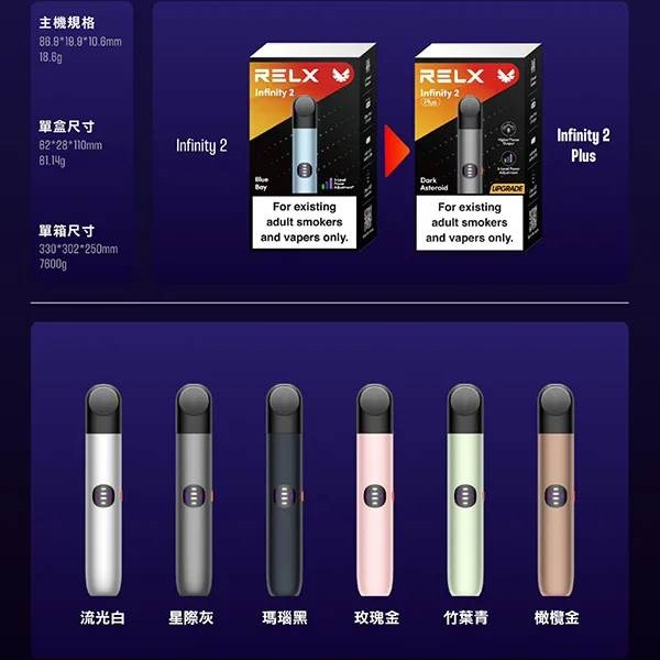 Relx電子煙悅刻6代主機煙桿 （ 通用Relx5、6代煙彈）正品現貨 新日期 09/17